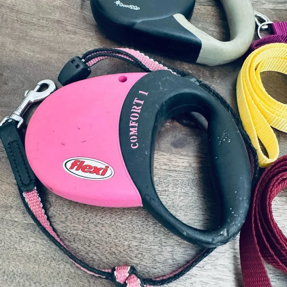 8-pc Dog Leash Pet Care Bundle Lot